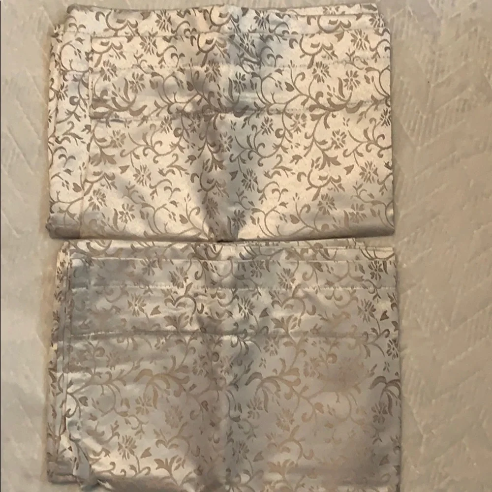 Cream‎ valance curtains
